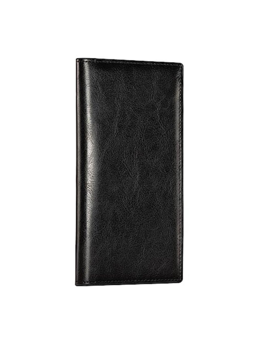 Women's Premium Leather Checkbook Cover RFID Blocking Slim & Durable